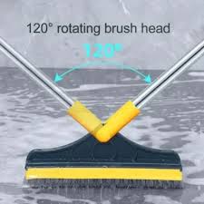 Floor Scrub Brush 2 In 1 Cleaning Brush Long Handle